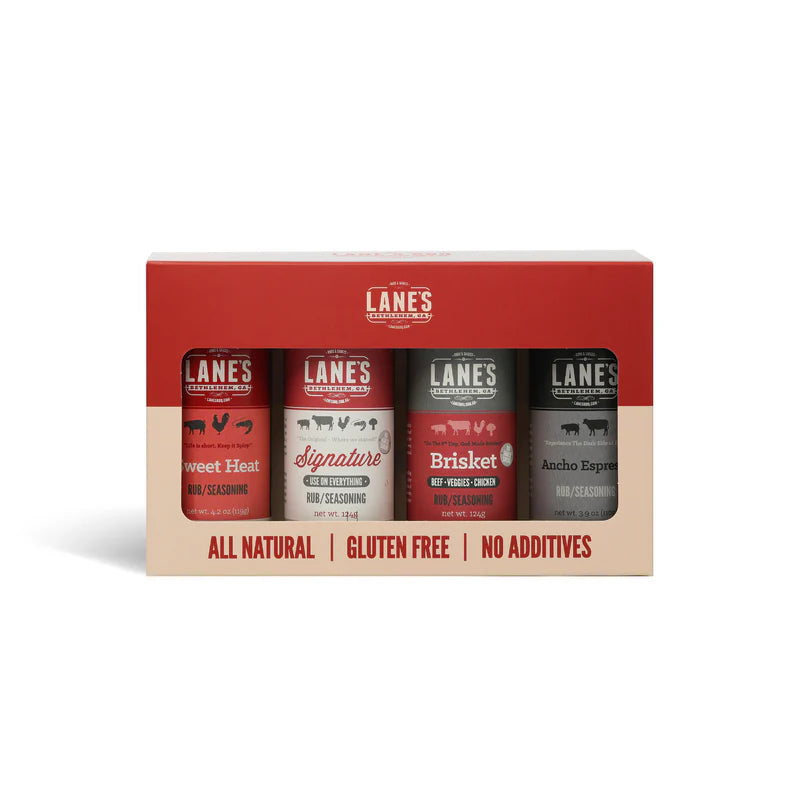 Lanes Small 4 Rub Gift Pack - OG Pack - - Mansfield Hunting & Fishing - Products to prepare for Corona Virus
