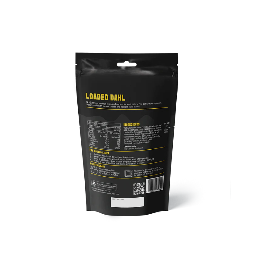 Offgrid Provisions Loaded Dahl - 250g