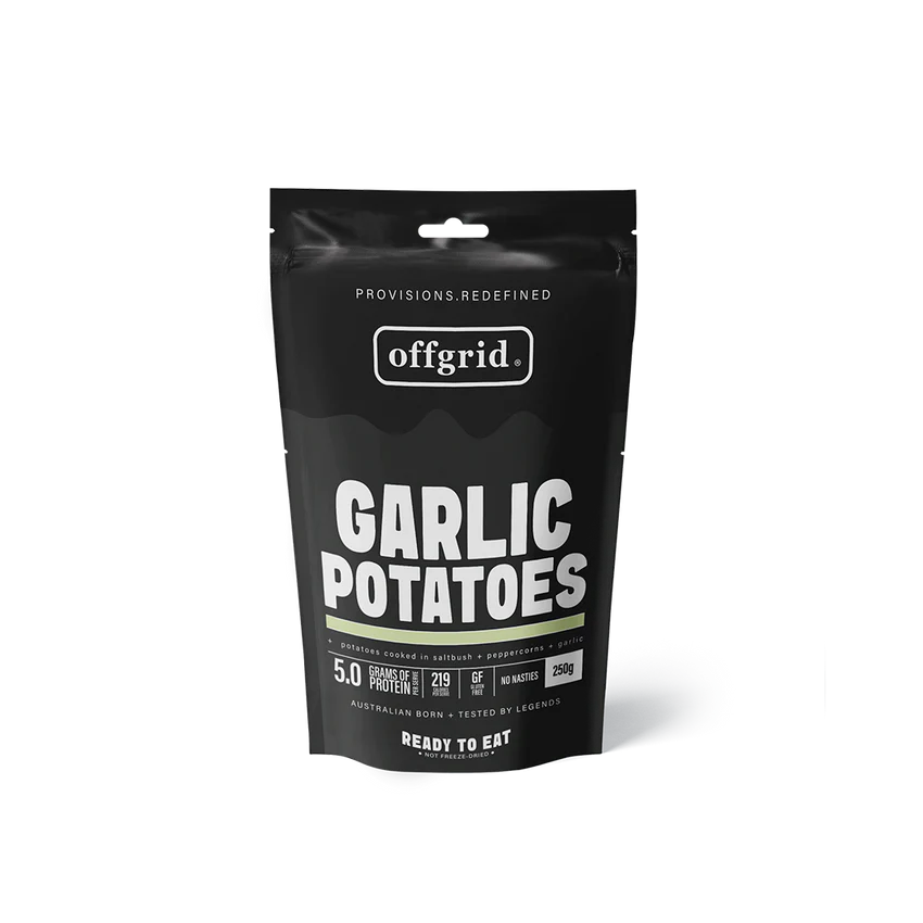 Offgrid Provisions Garlic Potatoes - 250g - - Mansfield Hunting & Fishing - Products to prepare for Corona Virus
