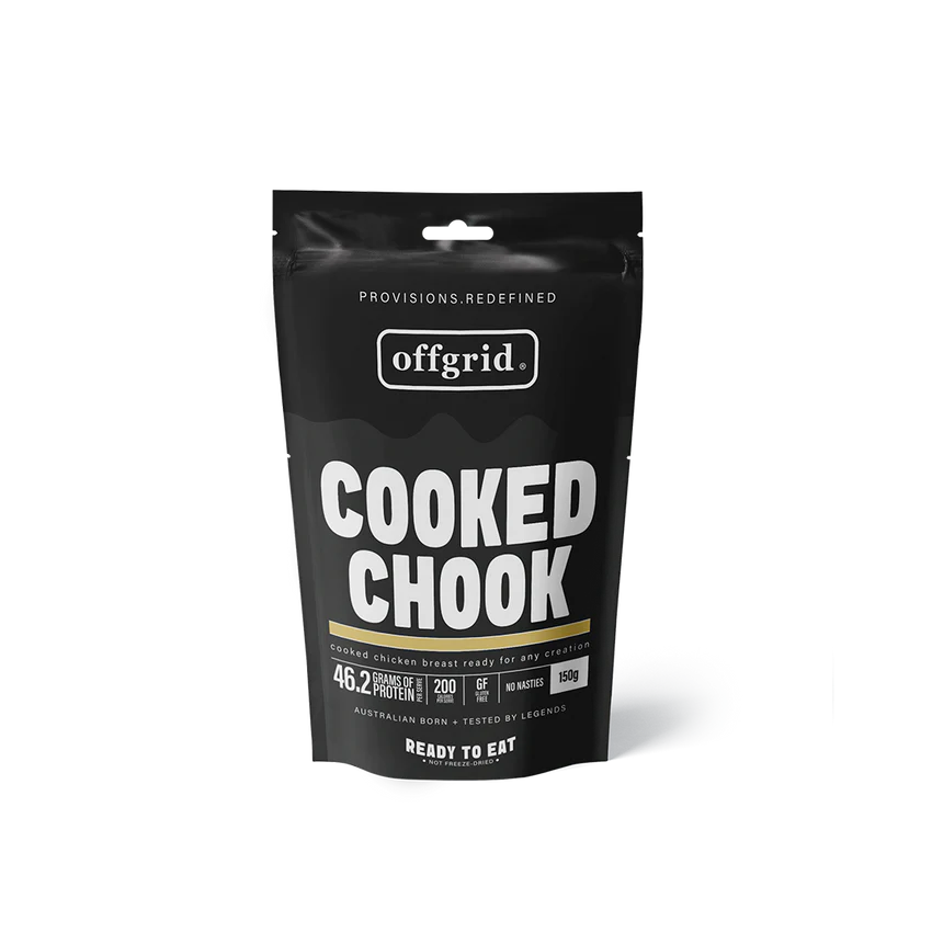Offgrid Provisions Cooked Chook - 150g - - Mansfield Hunting & Fishing - Products to prepare for Corona Virus