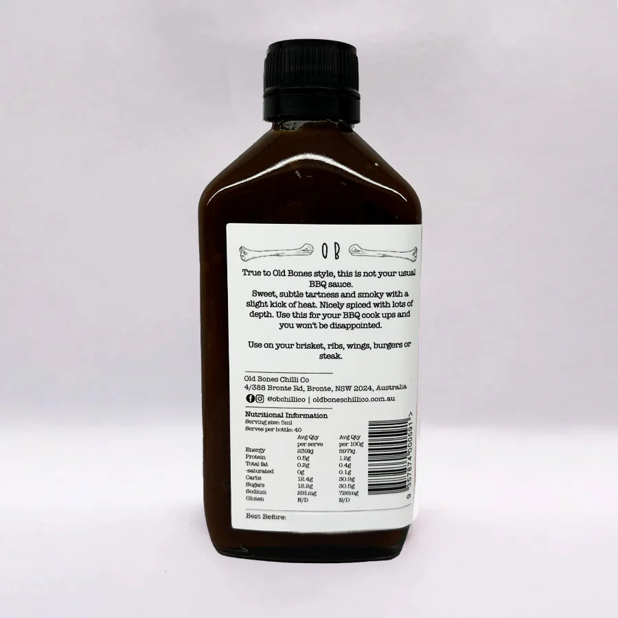 Old Bones Spiced Chilli BBQ Sauce - 200ml - - Mansfield Hunting & Fishing - Products to prepare for Corona Virus