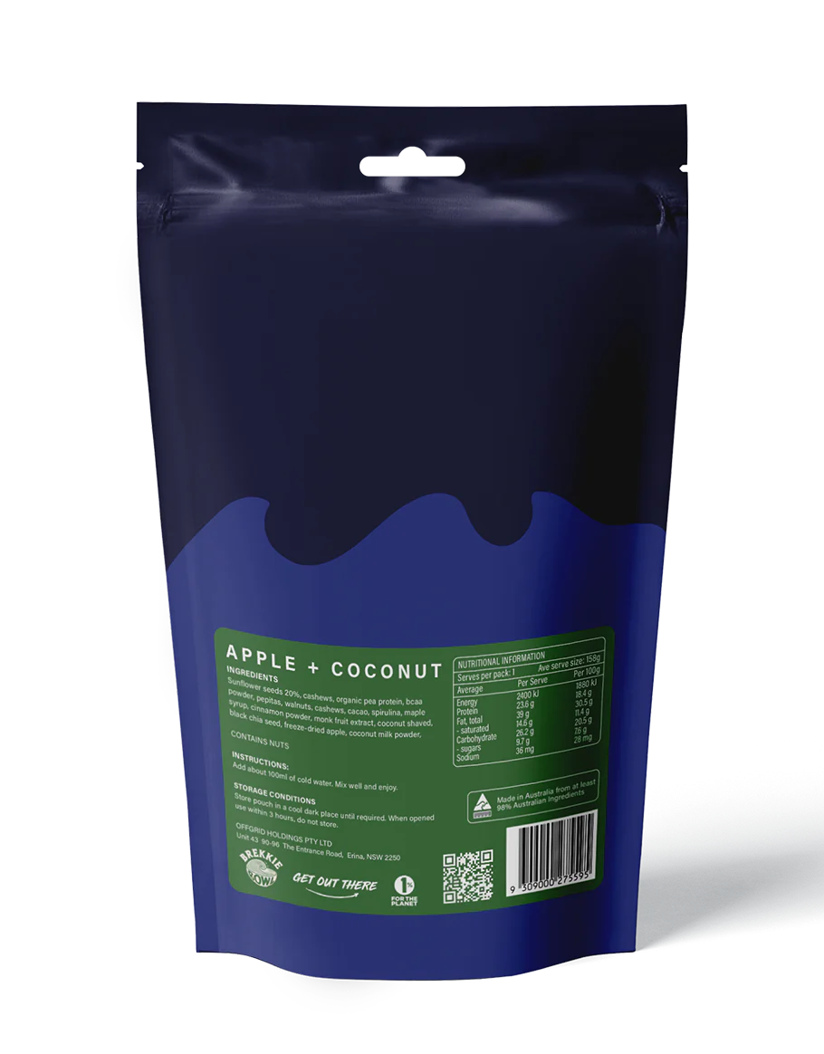 Offgrid Provisions Apple & Coconut Breakfast - - Mansfield Hunting & Fishing - Products to prepare for Corona Virus