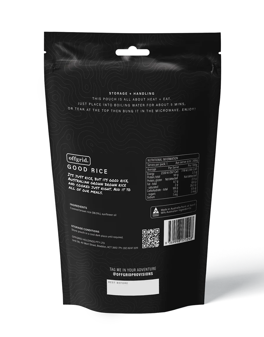 Offgrid Provisions Good Rice - 300g
