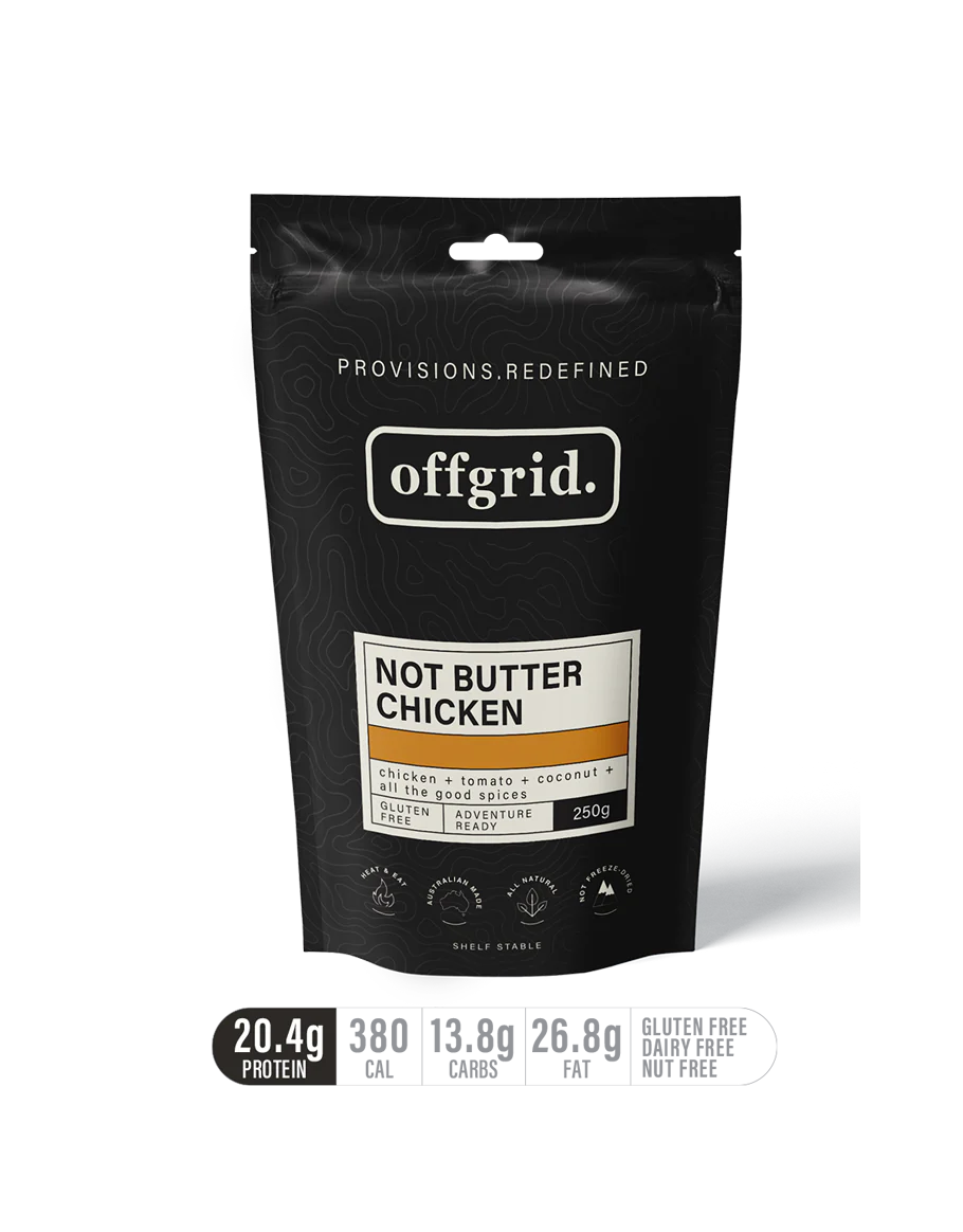 Offgrid Provisions Not Butter Chicken 250g - - Mansfield Hunting & Fishing - Products to prepare for Corona Virus