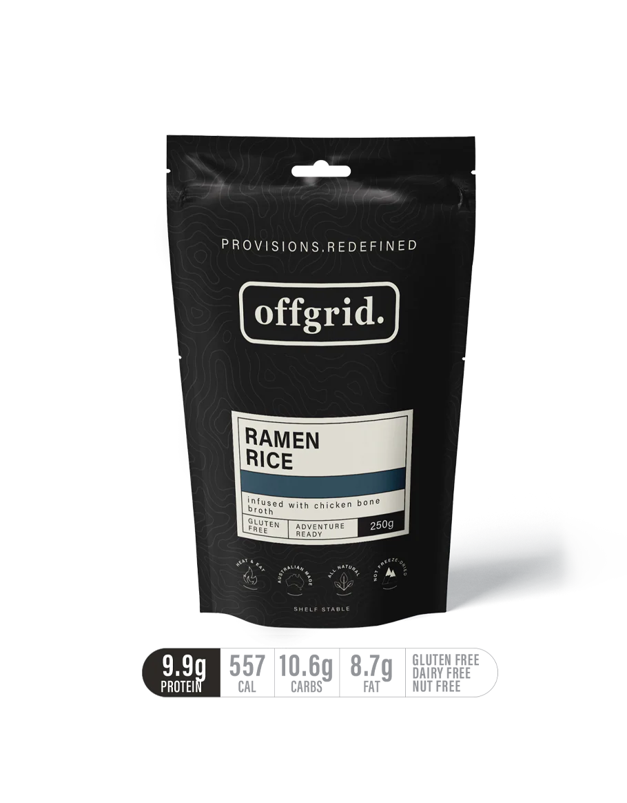 Offgrid Provisions Ramen Rice 250gr - - Mansfield Hunting & Fishing - Products to prepare for Corona Virus