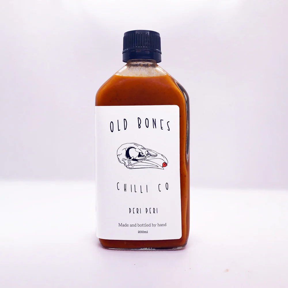 Old Bones Peri Peri Sauce - 200ml - - Mansfield Hunting & Fishing - Products to prepare for Corona Virus