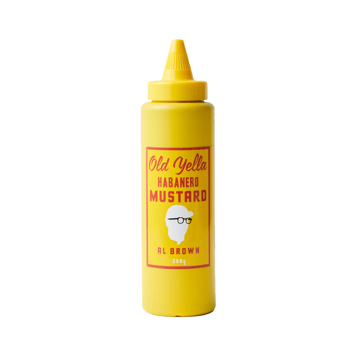 Al Brown Old Yella Habanero Mustard - 270ML - Mansfield Hunting & Fishing - Products to prepare for Corona Virus