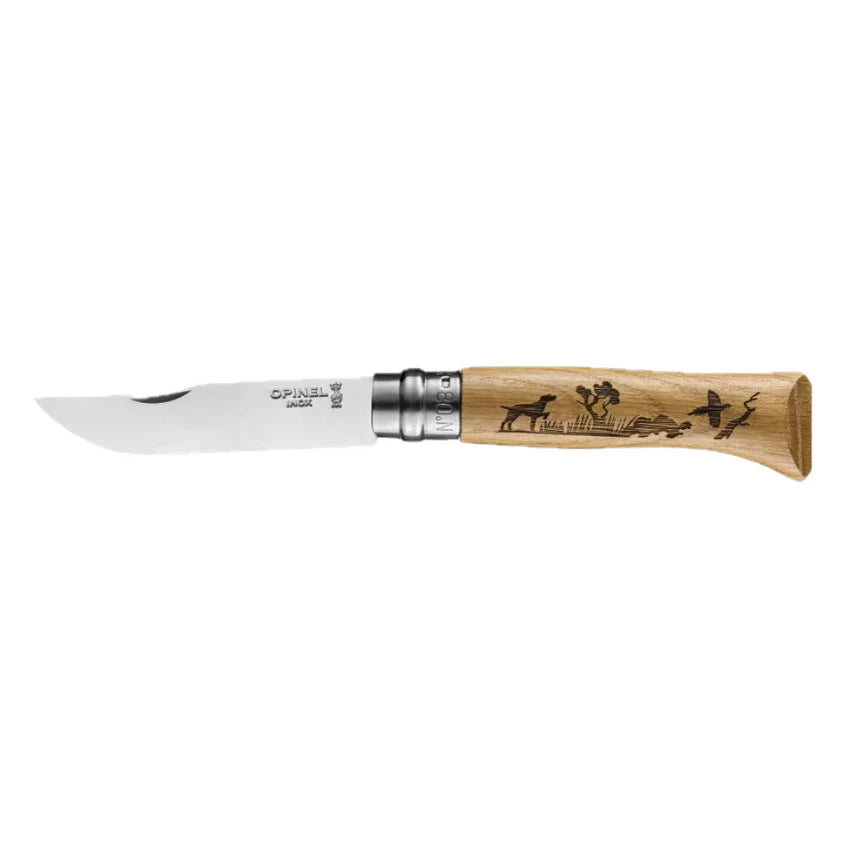 Opinel Traditional Knife No 8 Dog S/S 8.5cm - S/S
