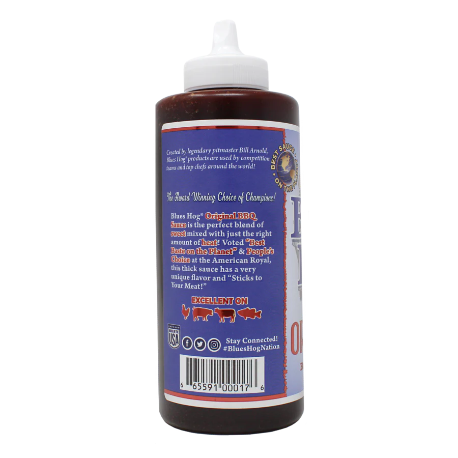 Blues Hog Original BBQ Sauce - 709g - - Mansfield Hunting & Fishing - Products to prepare for Corona Virus