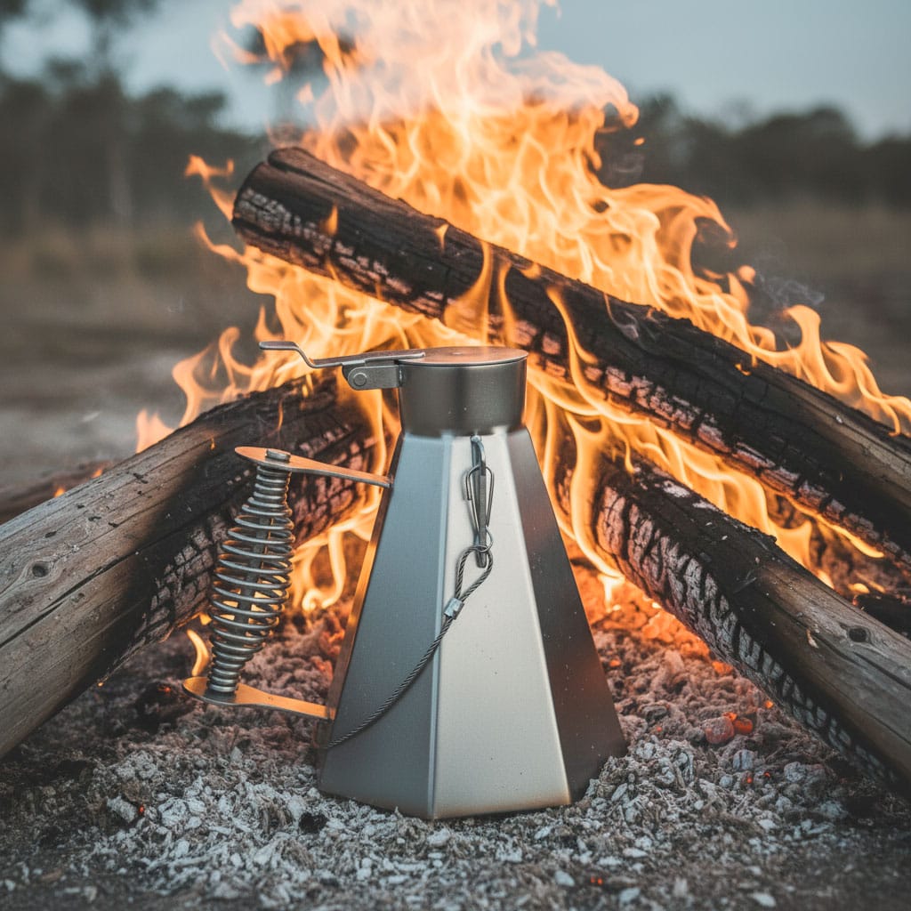 Oz Braai - 1.9L Camp Billy 2.0 Stainless Steel - - Mansfield Hunting & Fishing - Products to prepare for Corona Virus