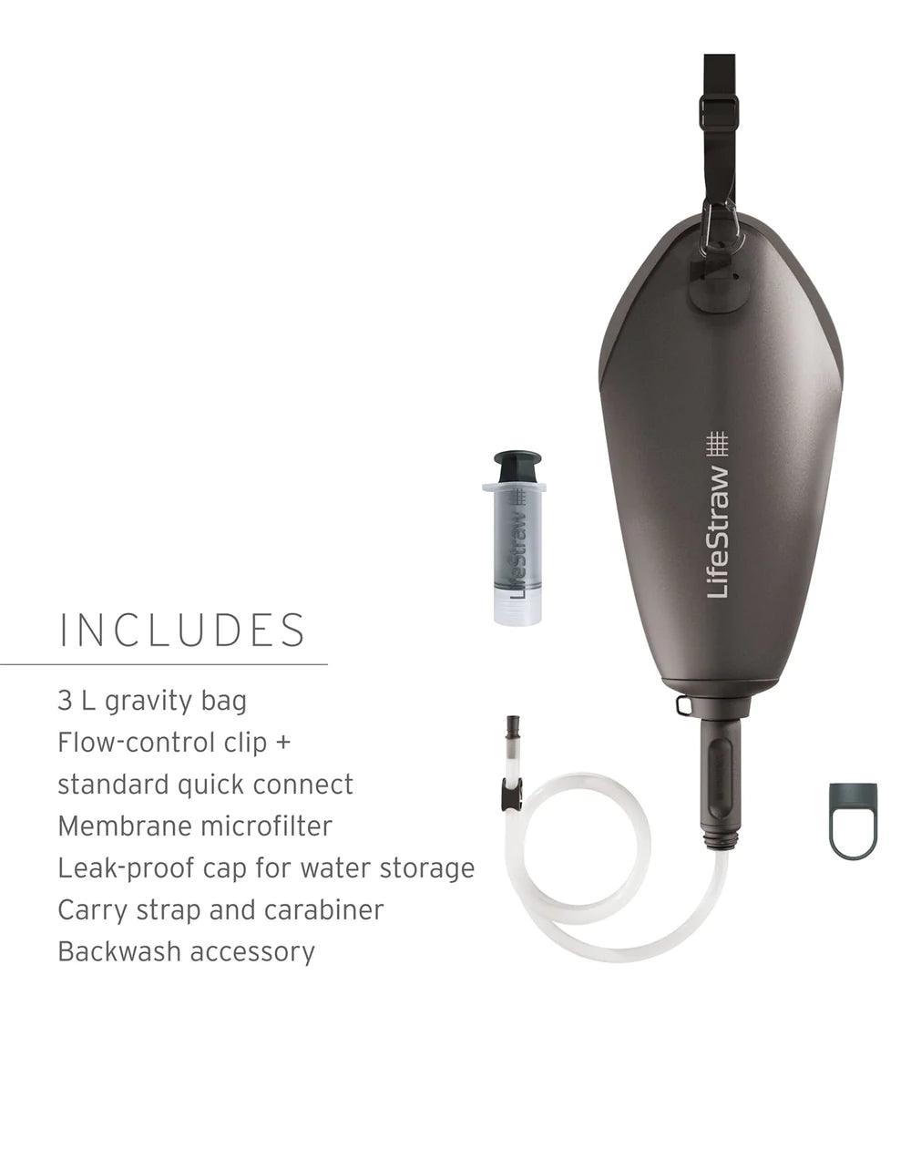 Life Straw Peak Compact Gravity Water Filter System - - Mansfield Hunting & Fishing - Products to prepare for Corona Virus