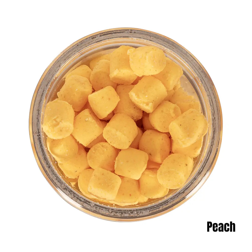 Berkley Powerbait Trout Nibbles - PEACH - Mansfield Hunting & Fishing - Products to prepare for Corona Virus