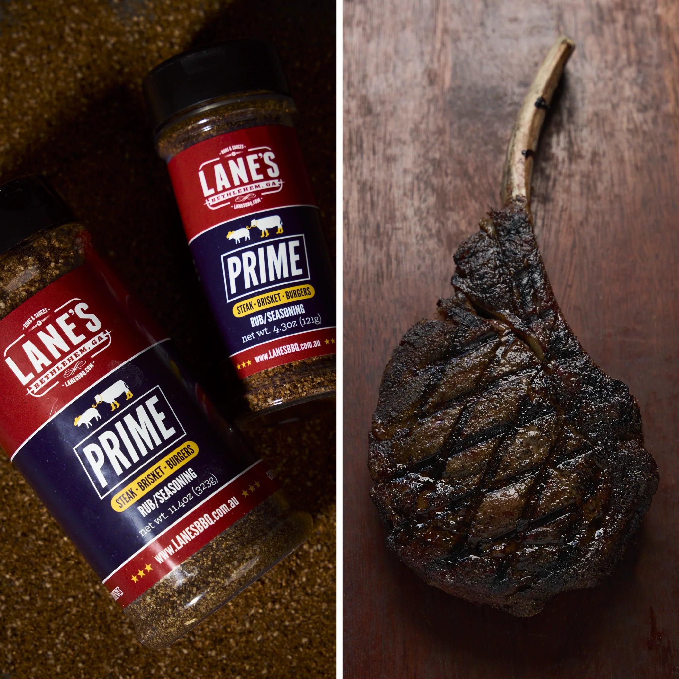 Lanes BBQ Pitmaster Seasoning- PRIME- 323G -  - Mansfield Hunting & Fishing - Products to prepare for Corona Virus