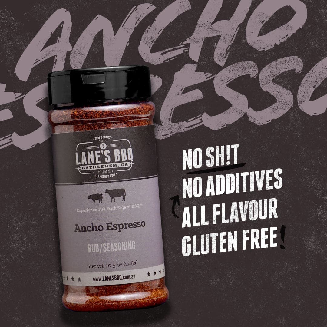 Lanes  Ancho Espresso Seasoning  - 303gm -  - Mansfield Hunting & Fishing - Products to prepare for Corona Virus
