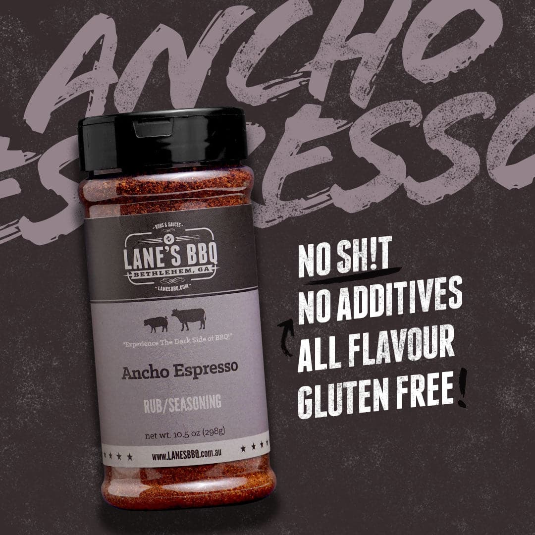 Lanes Ancho Espresso Seasoning - 303gm -  - Mansfield Hunting & Fishing - Products to prepare for Corona Virus