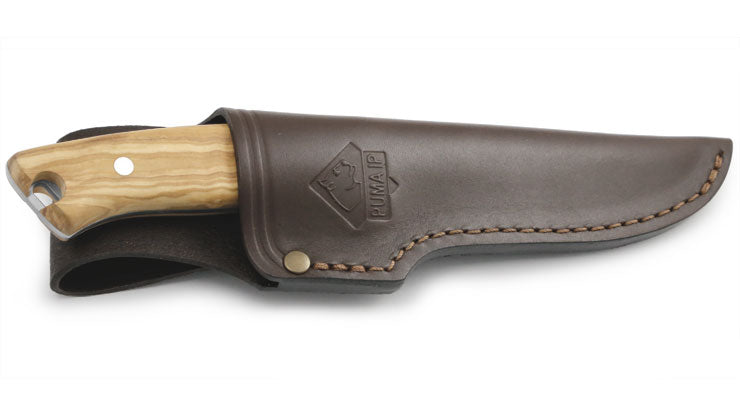 Puma IP La Carbra Olive Wood Handle Knife - - Mansfield Hunting & Fishing - Products to prepare for Corona Virus