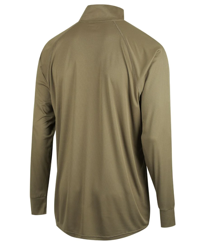 Ridgeline Mens Performance QTR Zip Top - Dark Khaki -  - Mansfield Hunting & Fishing - Products to prepare for Corona Virus