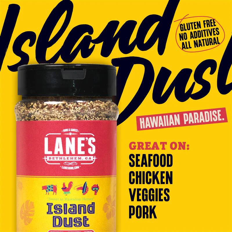 Lanes BBQ Island Dust- 124 gm - 124gm - Mansfield Hunting & Fishing - Products to prepare for Corona Virus