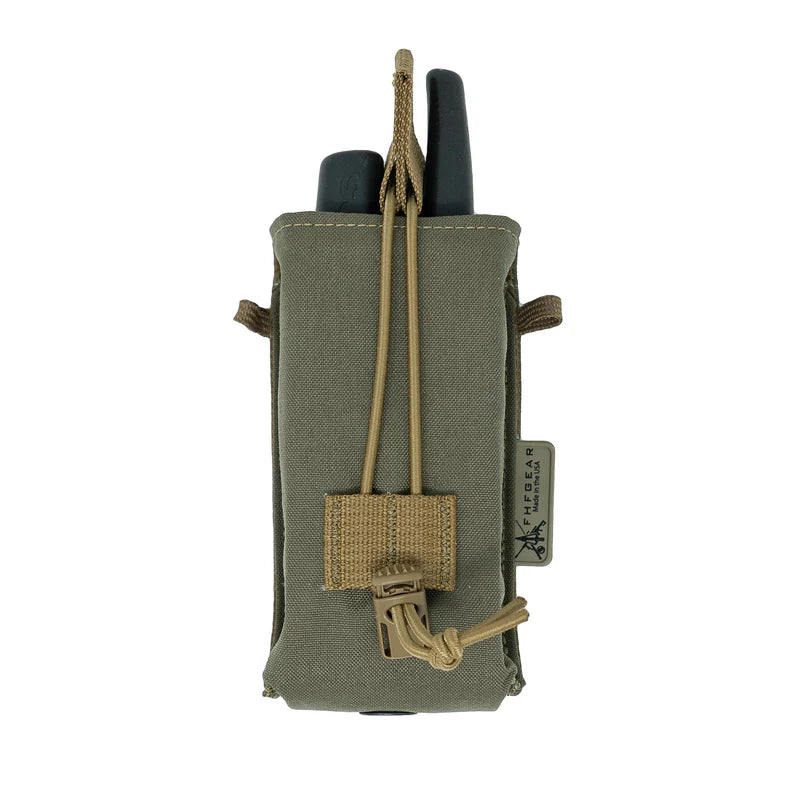 FHF Gear Rino Radio/GPS Pouch - RANGER GREEN - Mansfield Hunting & Fishing - Products to prepare for Corona Virus
