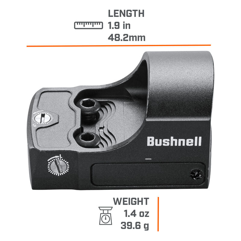 Bushnell RXS100 1x25 4 MOA Reflex Sight - - Mansfield Hunting & Fishing - Products to prepare for Corona Virus