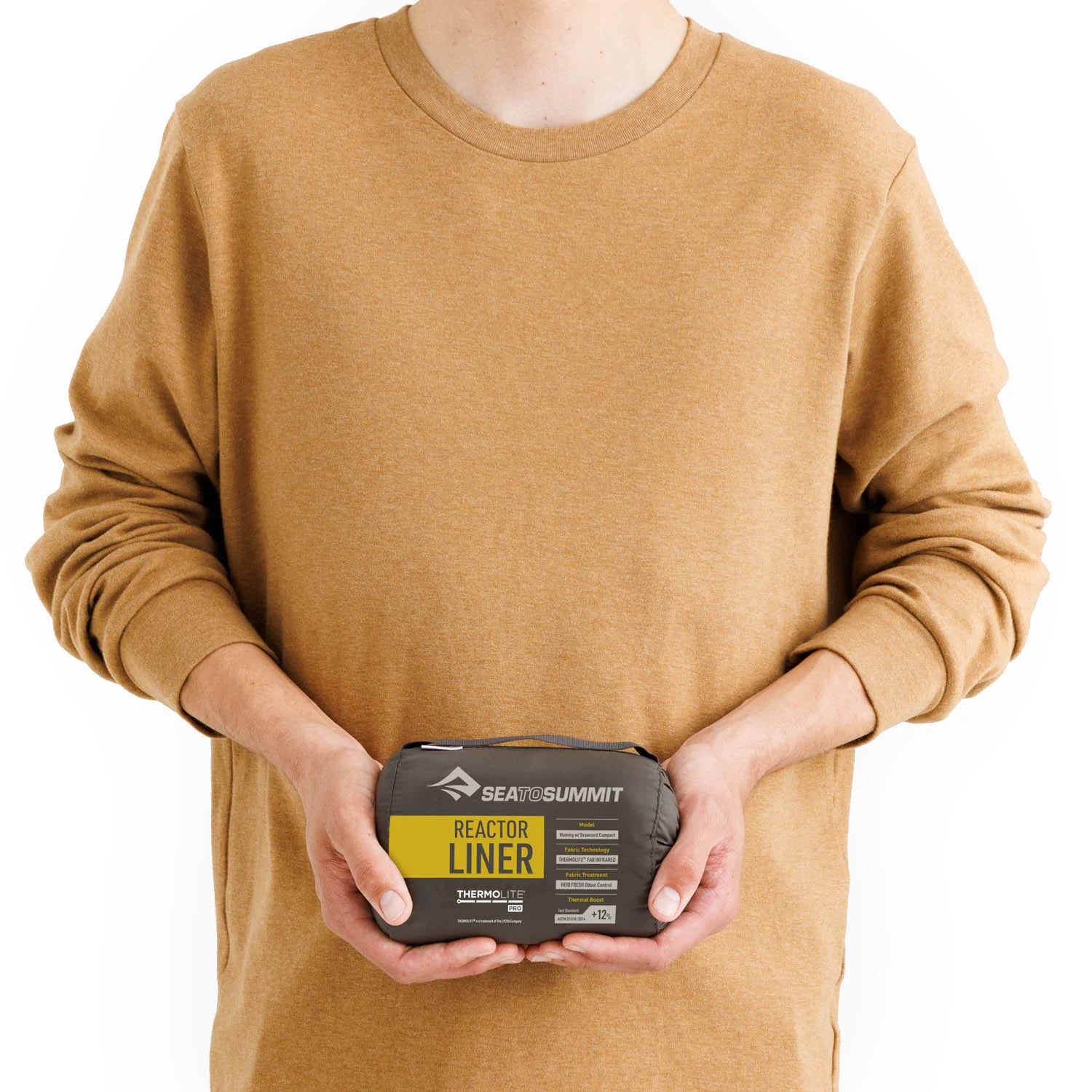 Sea To Summit Reactor Sleeping Bag Liner Mummy With Drawcord - - Mansfield Hunting & Fishing - Products to prepare for Corona Virus