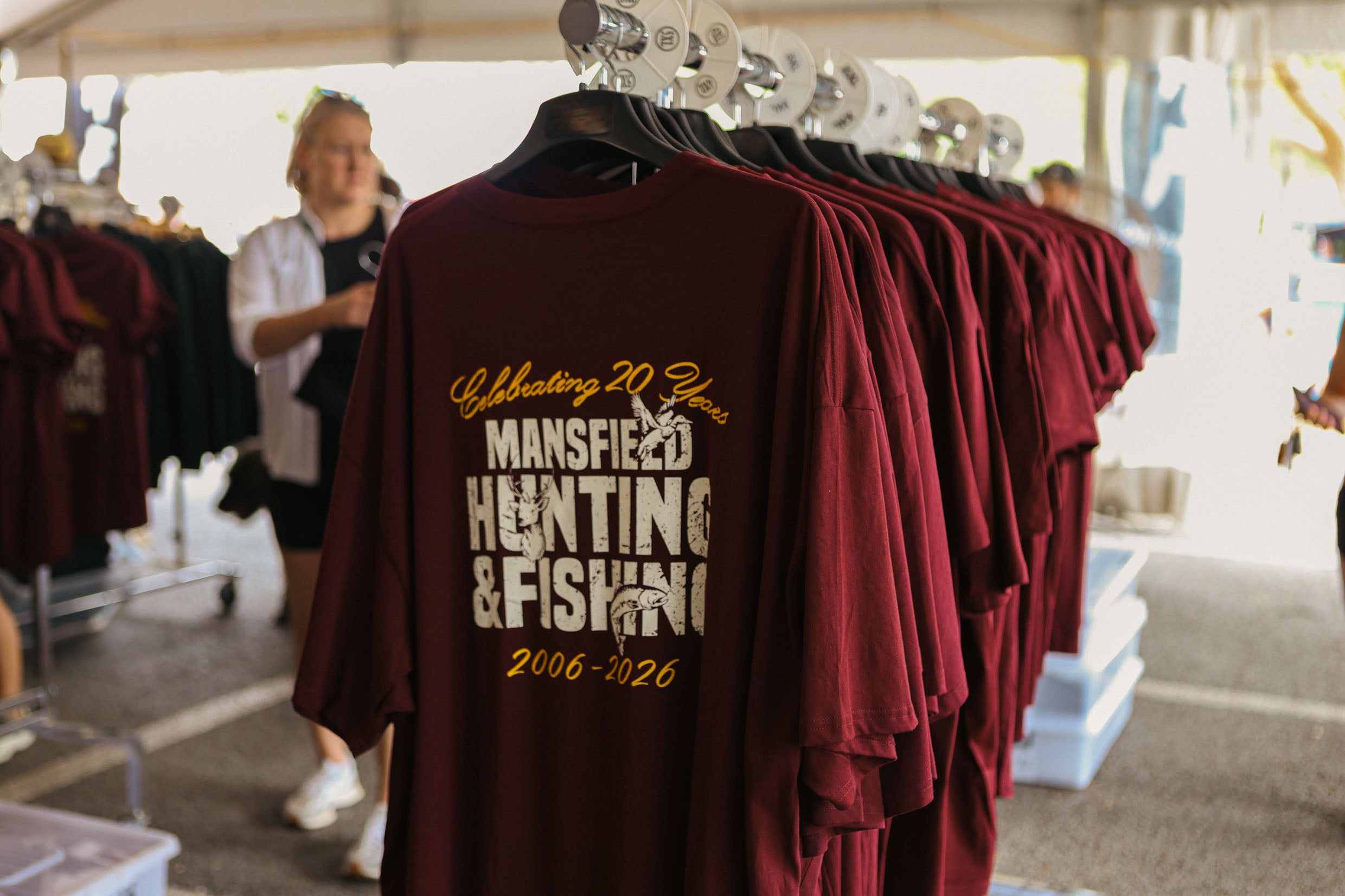 MHF Mens 20th Anniversary Tee - Burgundy