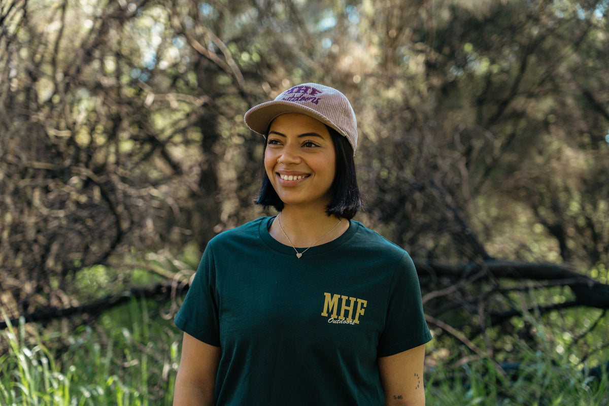 MHF Womens Nature Always Tee - Pine Green