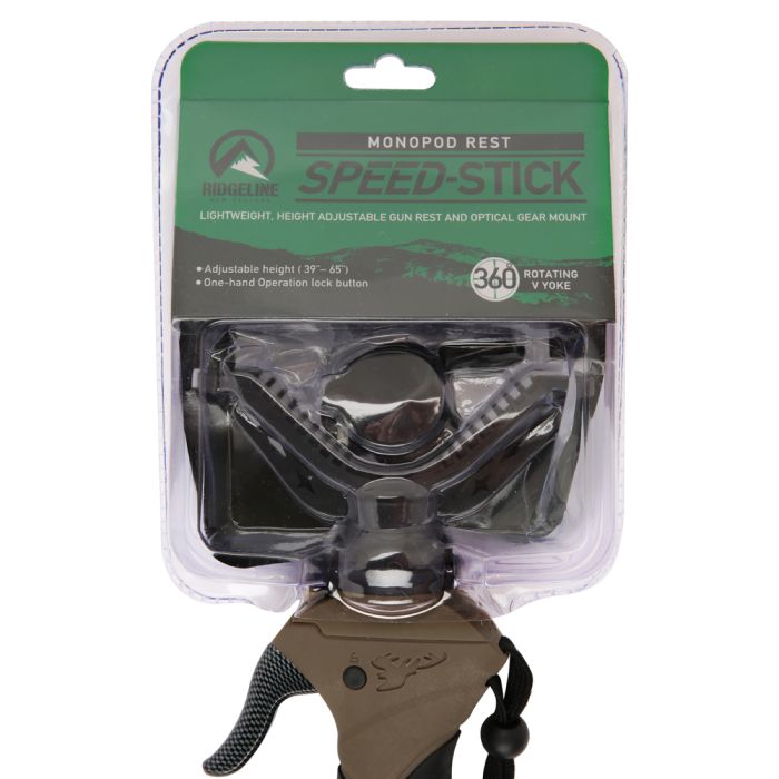 Ridgeline Speed Stick Monopod Beech 39-65 Inch - - Mansfield Hunting & Fishing - Products to prepare for Corona Virus