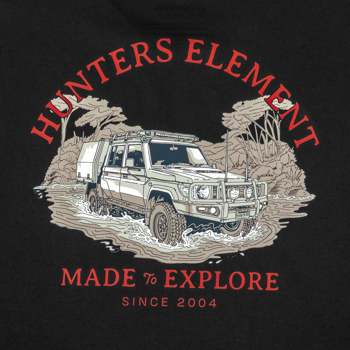 Hunters Element River Cruiser Tee - Black