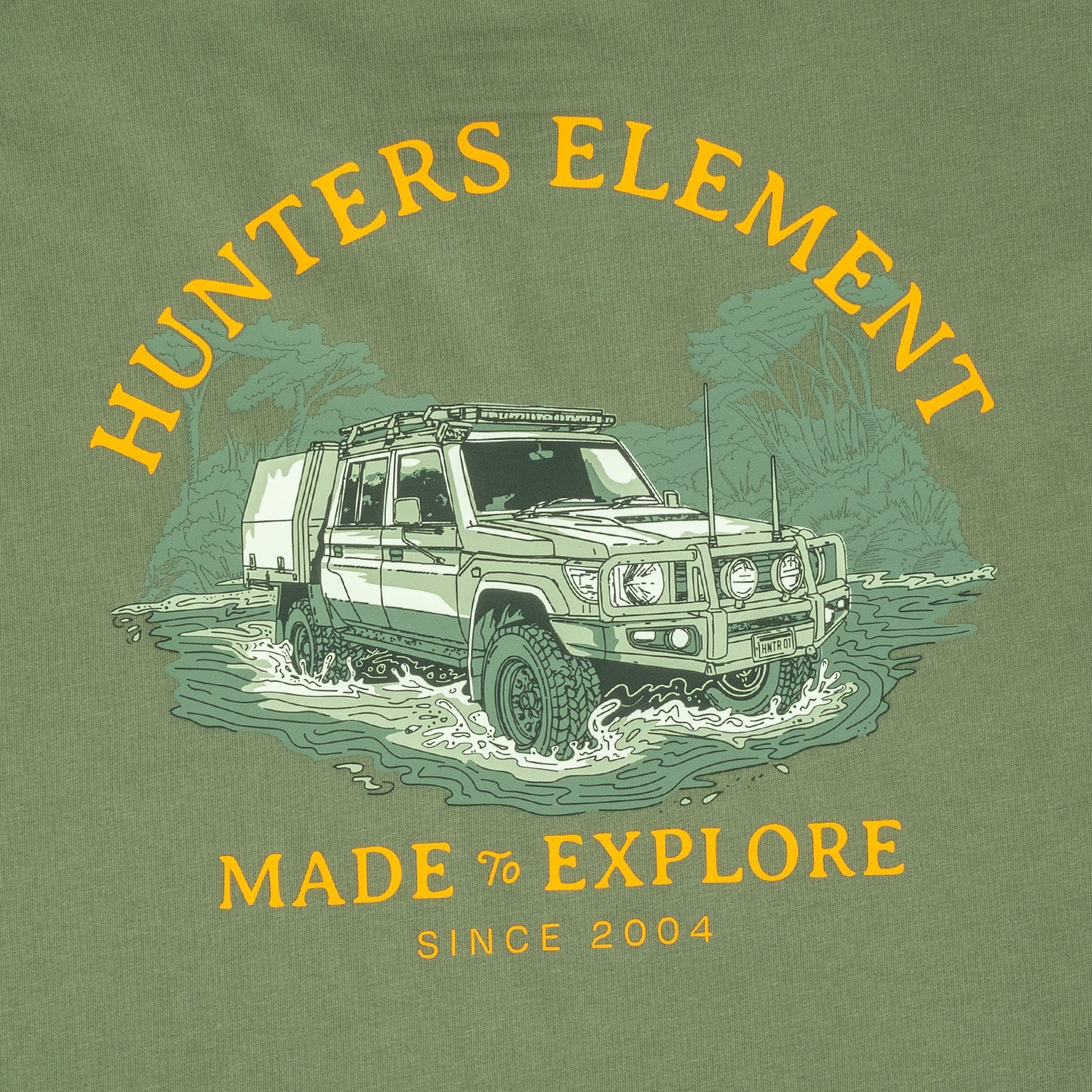 Hunters Element River Cruiser Tee - Ivy