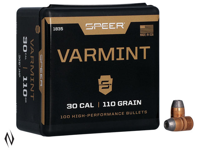 Speer 308 110gr HPV Projectiles - 100pk - - Mansfield Hunting & Fishing - Products to prepare for Corona Virus