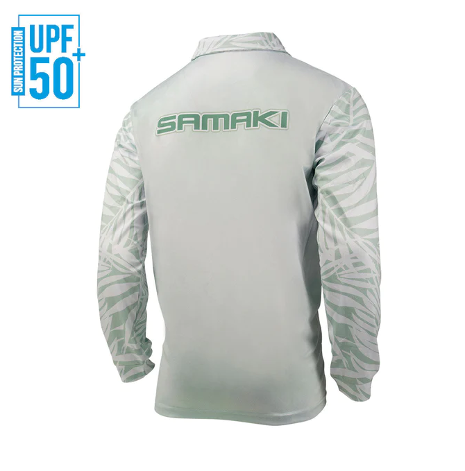 Samaki Havana Sage L/S Kids Fishing Shirt -  - Mansfield Hunting & Fishing - Products to prepare for Corona Virus