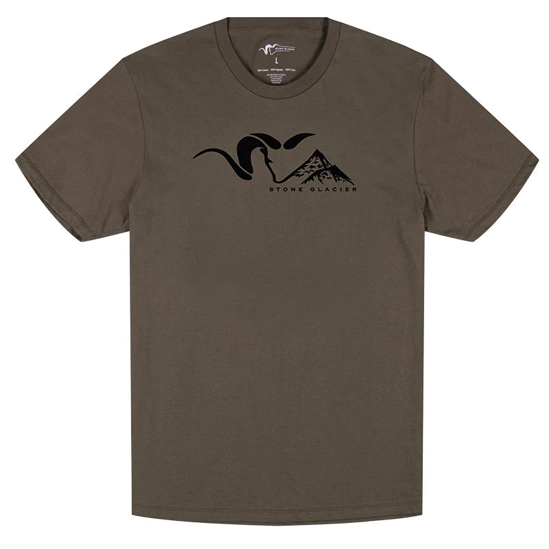 Stone Glacier Mountain Ram T-Shirt - - Mansfield Hunting & Fishing - Products to prepare for Corona Virus