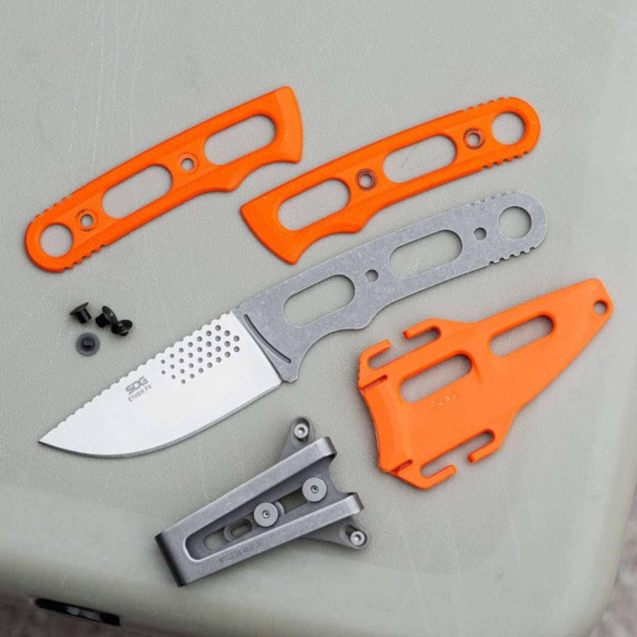 SOG Ether FX Knife - - Mansfield Hunting & Fishing - Products to prepare for Corona Virus