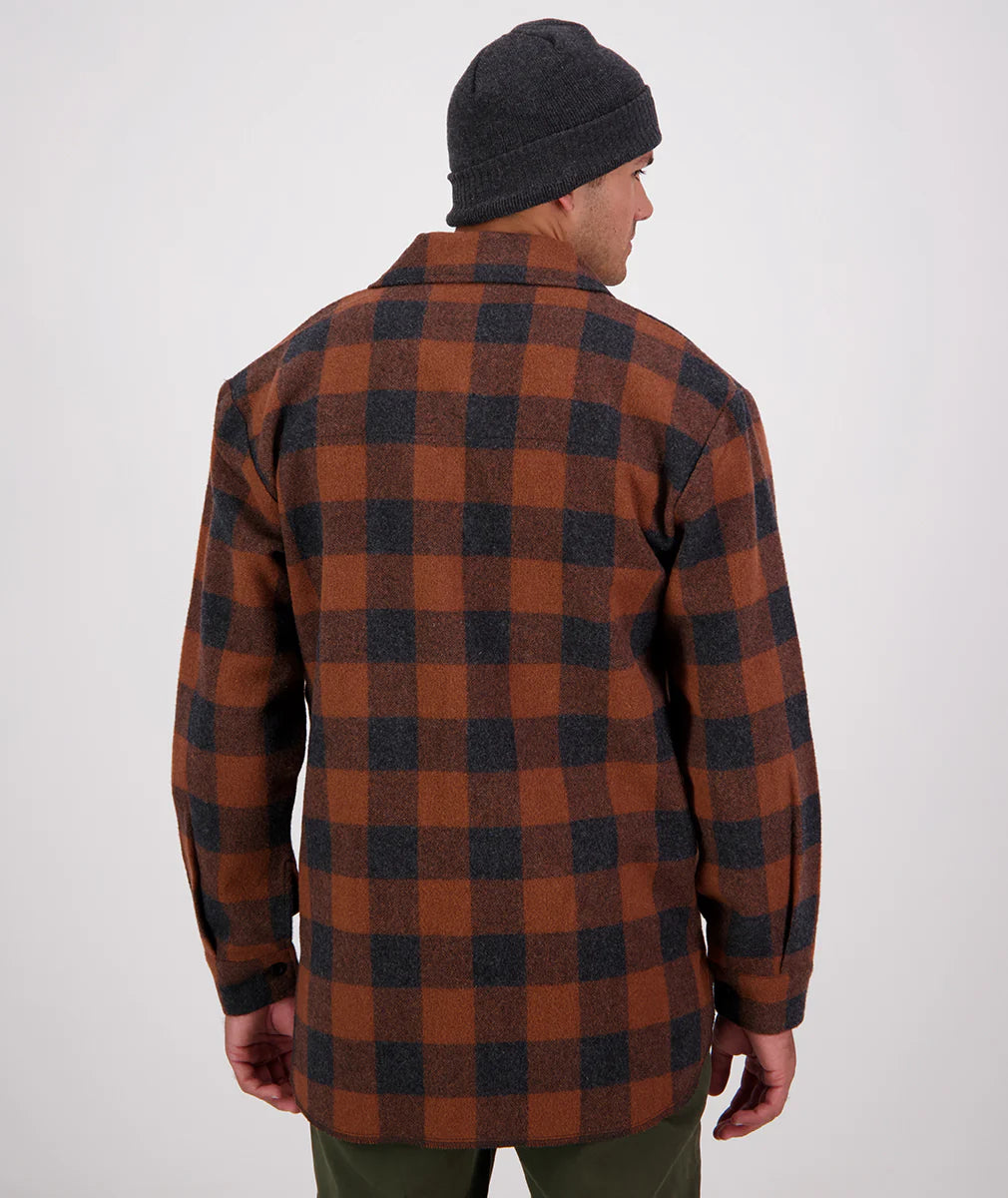 Swanndri Ranger Bush Shirt - Shadow/Rusty Check - - Mansfield Hunting & Fishing - Products to prepare for Corona Virus