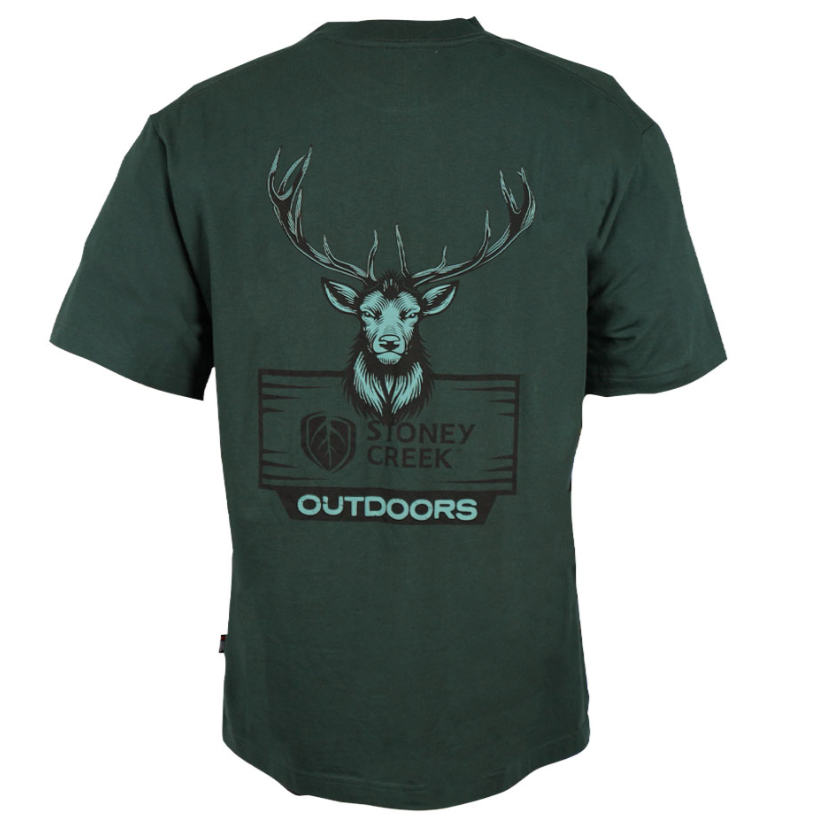 Stoney Creek Mens Trophy Tee - Deep Teal - S / DEEP TEAL - Mansfield Hunting & Fishing - Products to prepare for Corona Virus