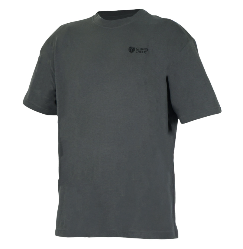 Stoney Creek Mens Pig Tee - Grey - - Mansfield Hunting & Fishing - Products to prepare for Corona Virus