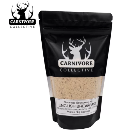 Carnivore Collective Sausage Seasoning Kit - ENGLISH BREAKFAST - Mansfield Hunting & Fishing - Products to prepare for Corona Virus