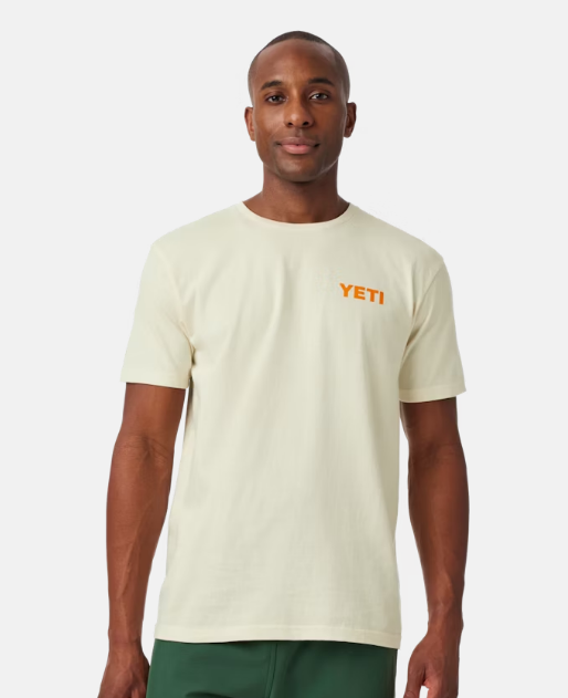 Yeti King Crab SST Natural T-Shirt - - Mansfield Hunting & Fishing - Products to prepare for Corona Virus