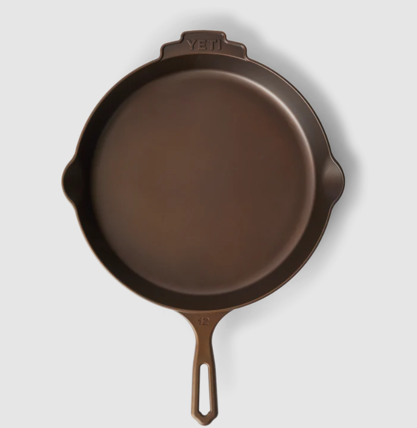 Yeti Cast Iron Skillet - 12 INCH - Mansfield Hunting & Fishing - Products to prepare for Corona Virus