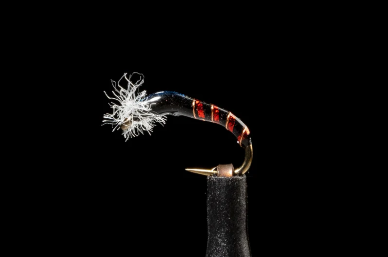 Manic Crystal Chironomid Red/Black - 16 - Mansfield Hunting & Fishing - Products to prepare for Corona Virus