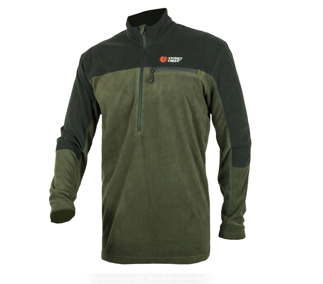 Stoney Creek Mens Microplus Long Sleeve Tee - - Mansfield Hunting & Fishing - Products to prepare for Corona Virus