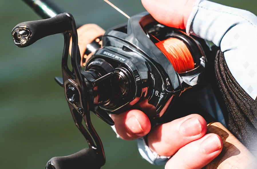 Daiwa 24 Steez SV TW 100H Bait Cast Fishing Reel - - Mansfield Hunting & Fishing - Products to prepare for Corona Virus