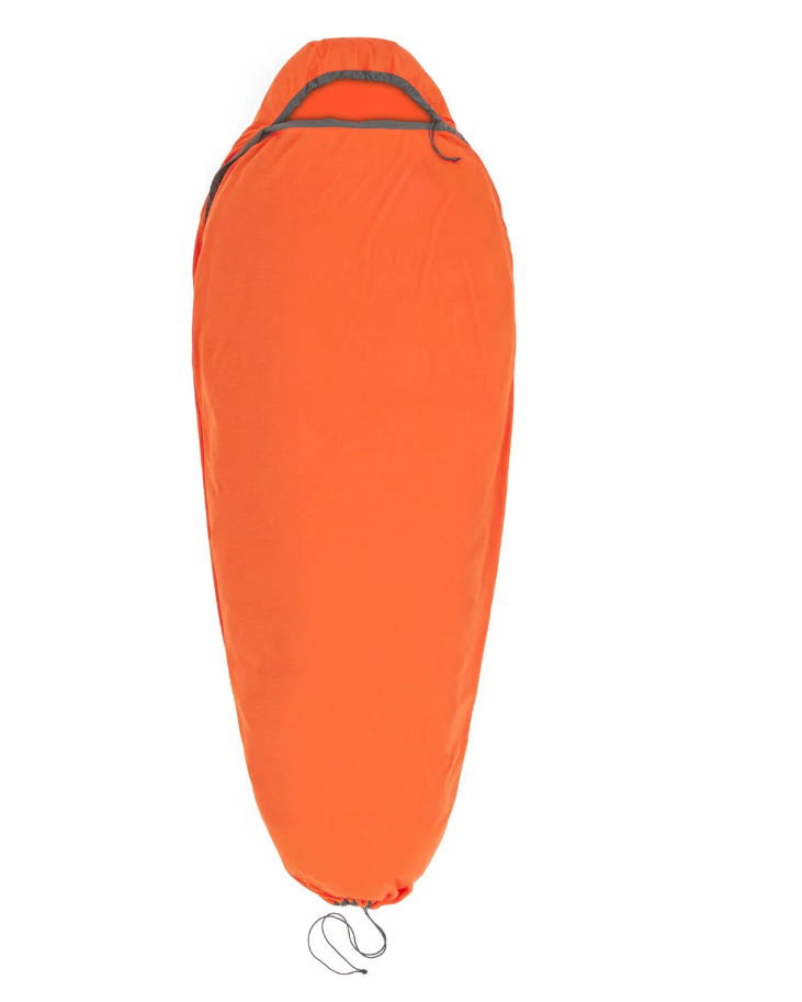 Sea To Summit Reactor Extreme Sleeping Bag Liner Mummy With Drawcord - COMPACT - Mansfield Hunting & Fishing - Products to prepare for Corona Virus