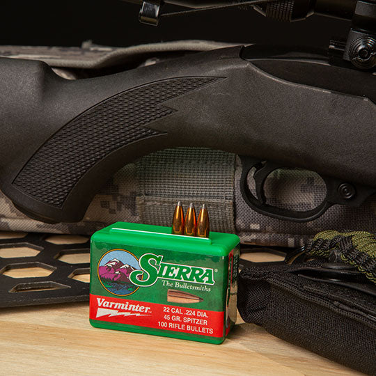 Sierra 22 Cal 45gr Projectiles - - Mansfield Hunting & Fishing - Products to prepare for Corona Virus