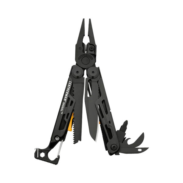 Leatherman Signal Camping Multi-Tool - Black - - Mansfield Hunting & Fishing - Products to prepare for Corona Virus