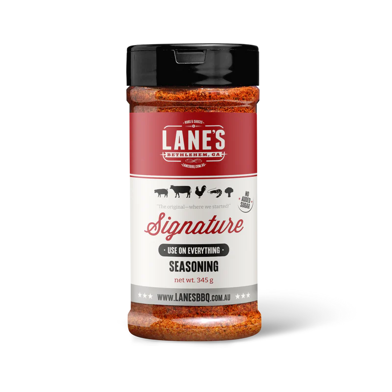 Lanes BBQ Seasoning - SIGNATURE - Pitmaster 340g - - Mansfield Hunting & Fishing - Products to prepare for Corona Virus