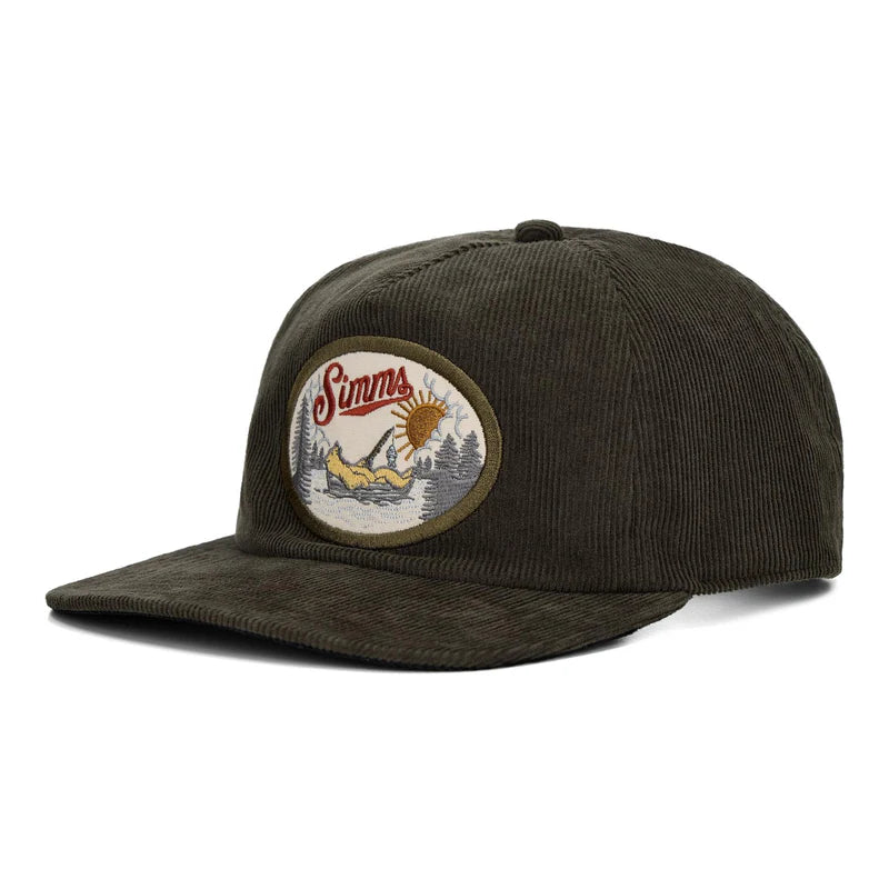 Simms Double Haul Corduroy Cap - Loden - Mansfield Hunting & Fishing - Products to prepare for Corona Virus