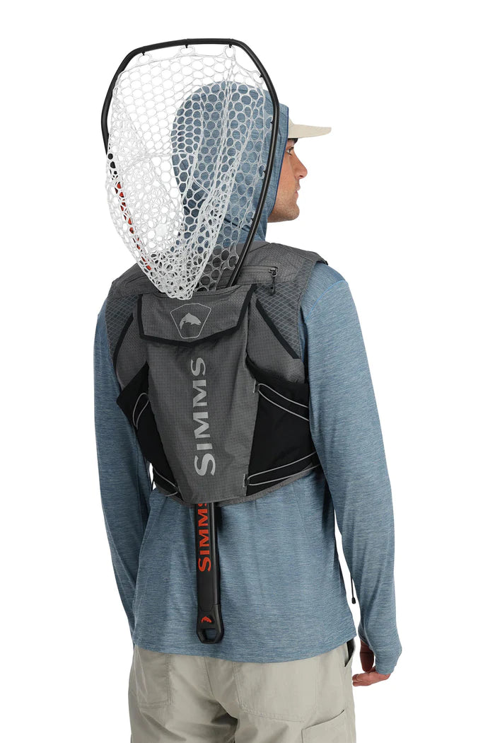 Simms Flyweight Vest - Smoke - - Mansfield Hunting & Fishing - Products to prepare for Corona Virus