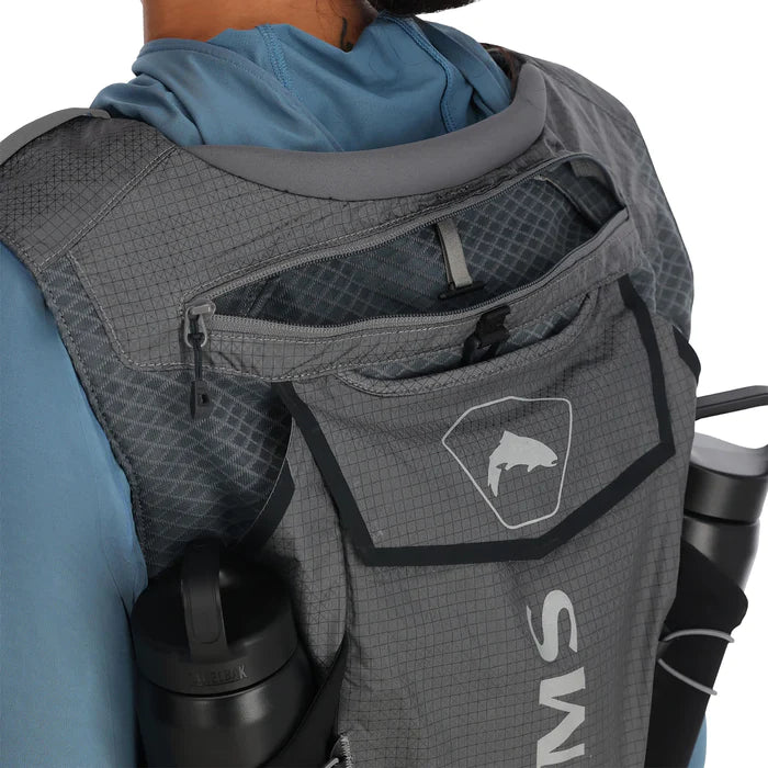 Simms Flyweight Vest - Smoke - - Mansfield Hunting & Fishing - Products to prepare for Corona Virus